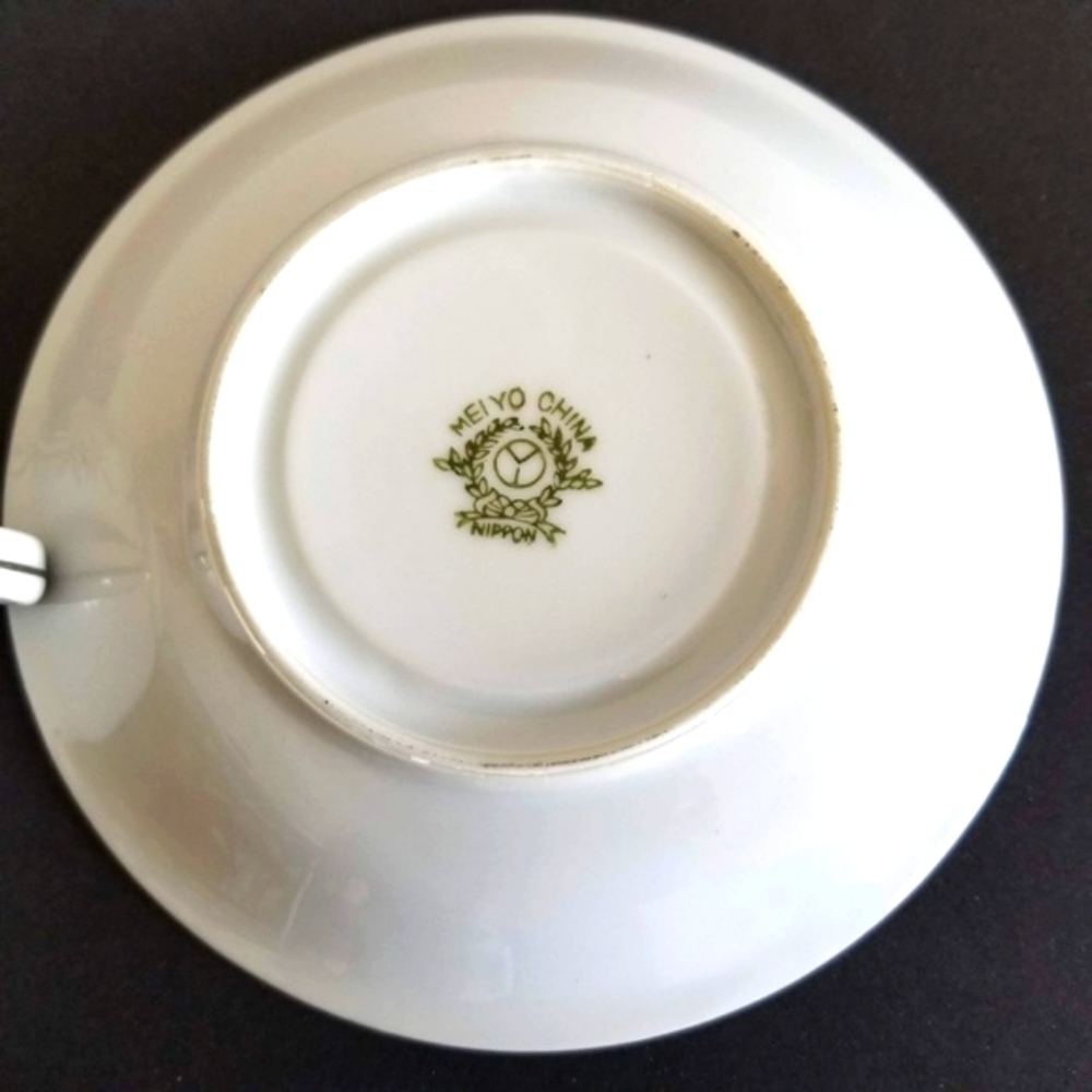 MEIYO Nippon Tea Cup Saucer and Plate Set - Picture 7 of 8